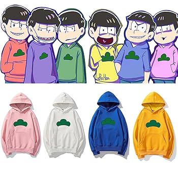 Amazon | パーカー おそ松さん 長袖 松野 十四松 カラ松 一松